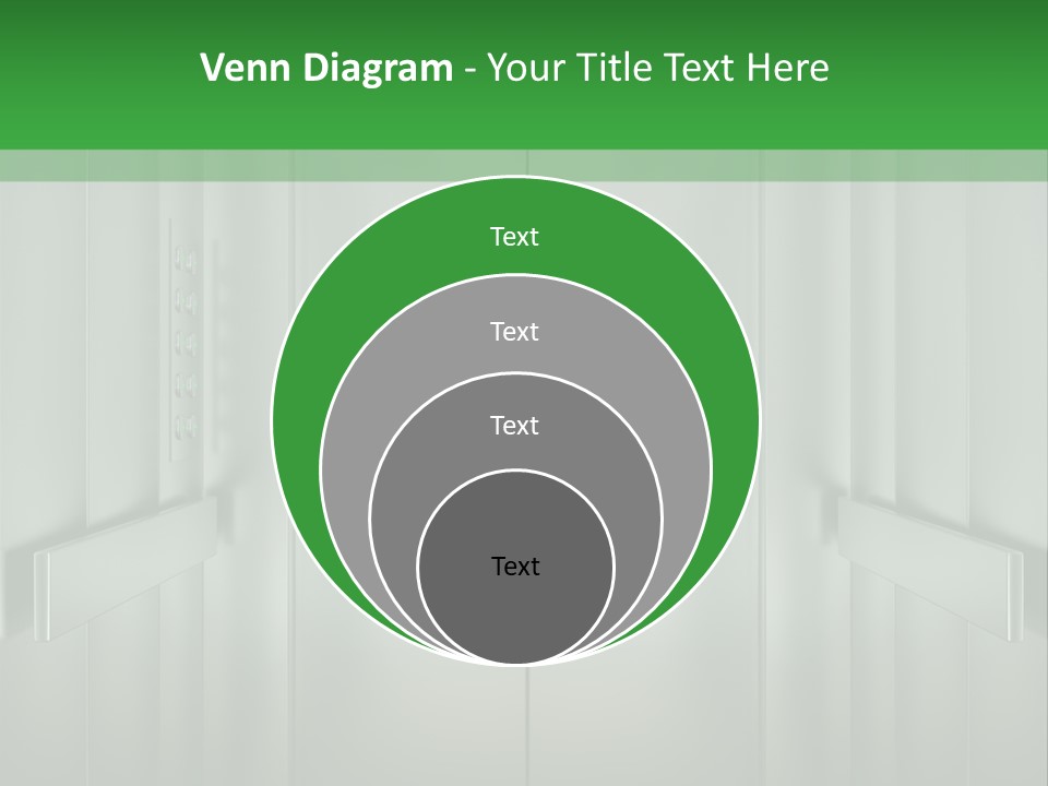 Lobby Hotel Down PowerPoint Template
