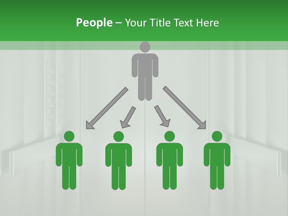 Lobby Hotel Down PowerPoint Template