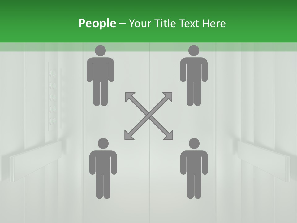 Lobby Hotel Down PowerPoint Template