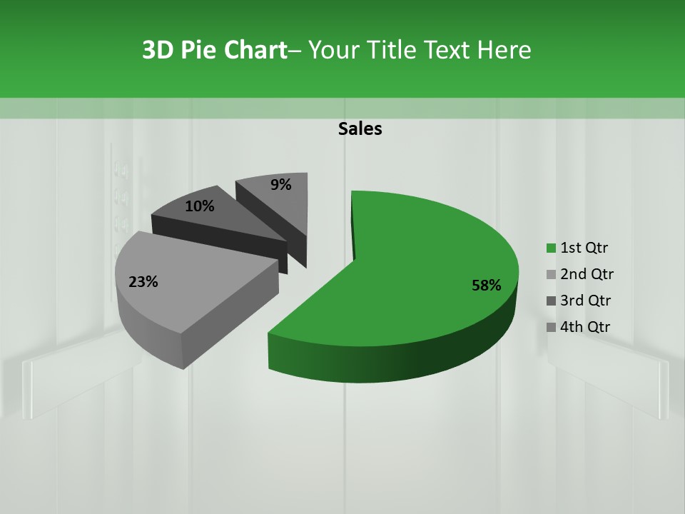 Lobby Hotel Down PowerPoint Template