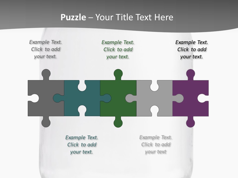 Studio Shot Circle White Background PowerPoint Template