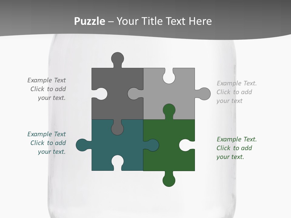 Studio Shot Circle White Background PowerPoint Template