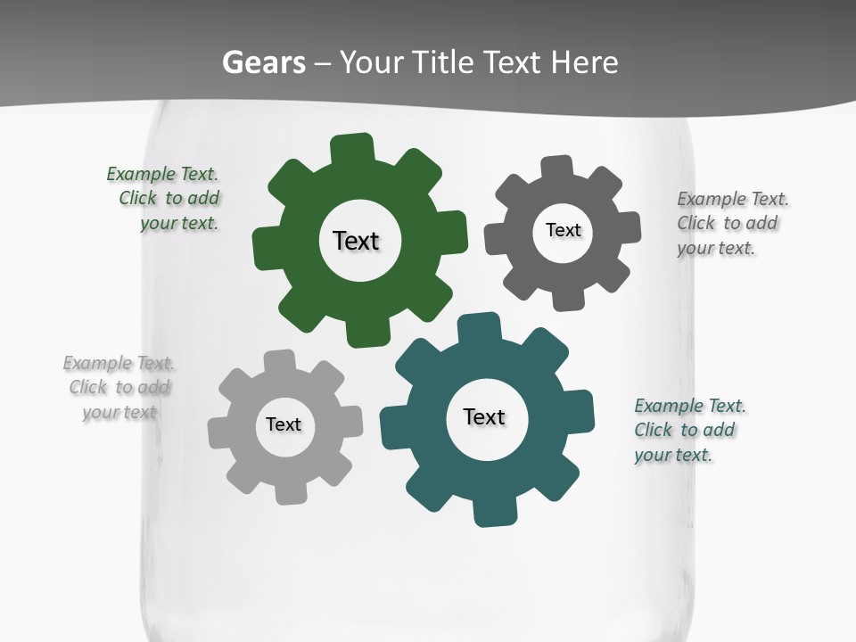 Studio Shot Circle White Background PowerPoint Template