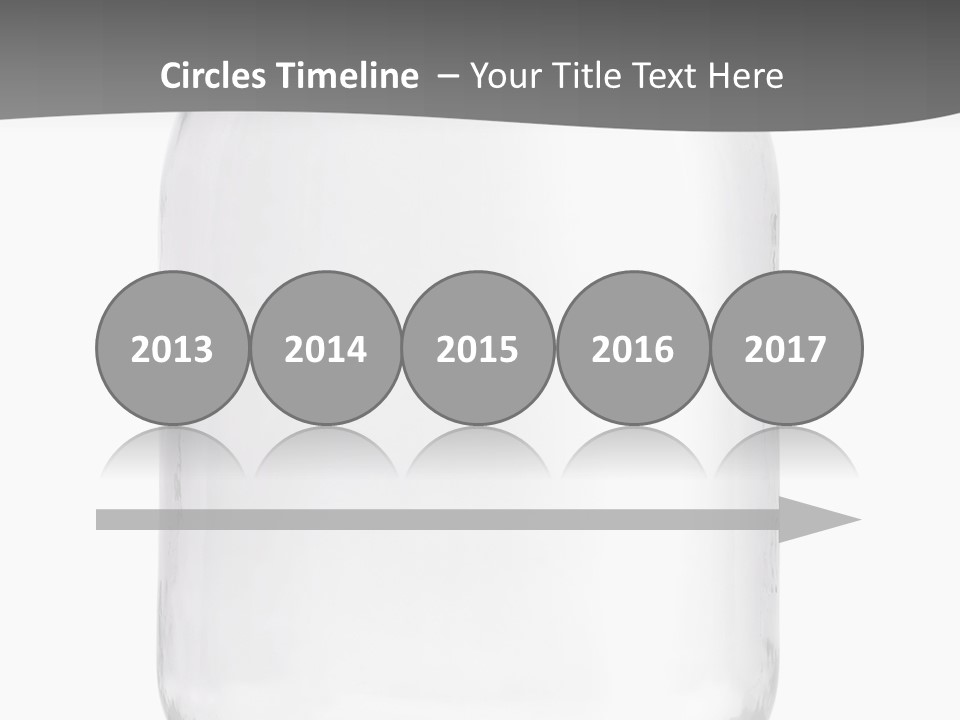 Studio Shot Circle White Background PowerPoint Template