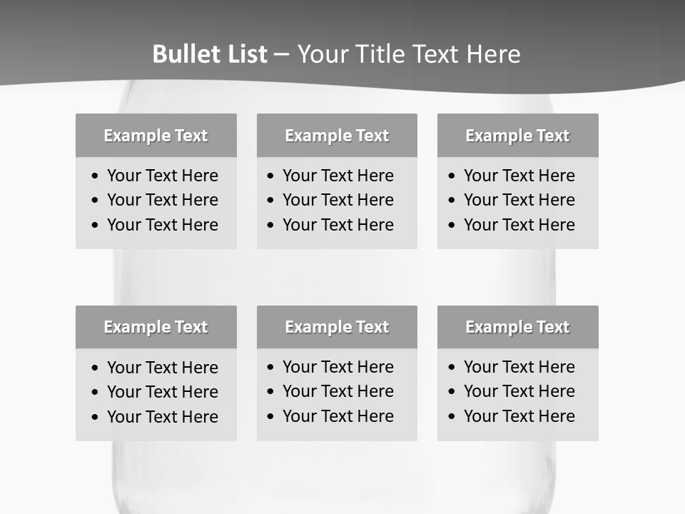 Studio Shot Circle White Background PowerPoint Template