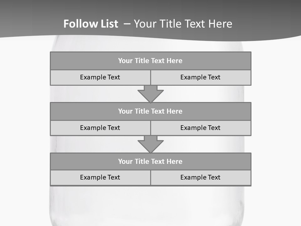 Studio Shot Circle White Background PowerPoint Template