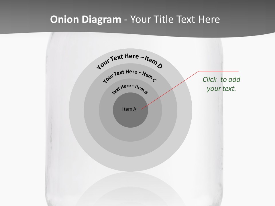 Studio Shot Circle White Background PowerPoint Template