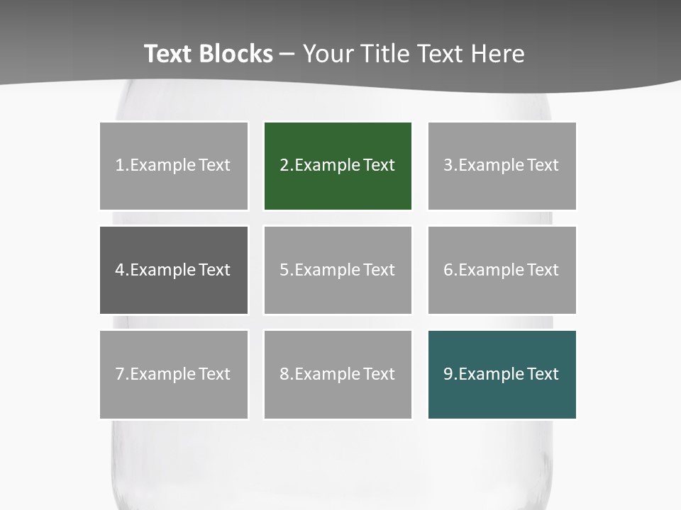 Studio Shot Circle White Background PowerPoint Template