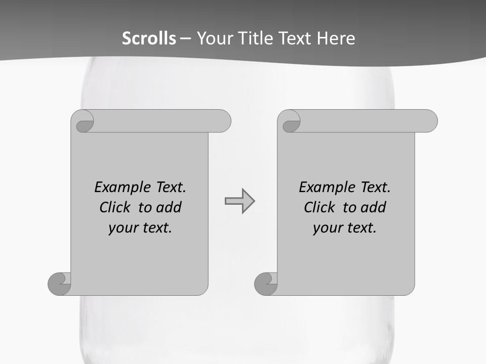 Studio Shot Circle White Background PowerPoint Template