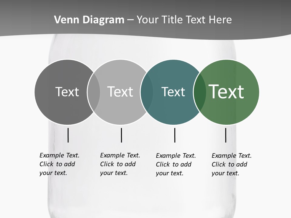 Studio Shot Circle White Background PowerPoint Template