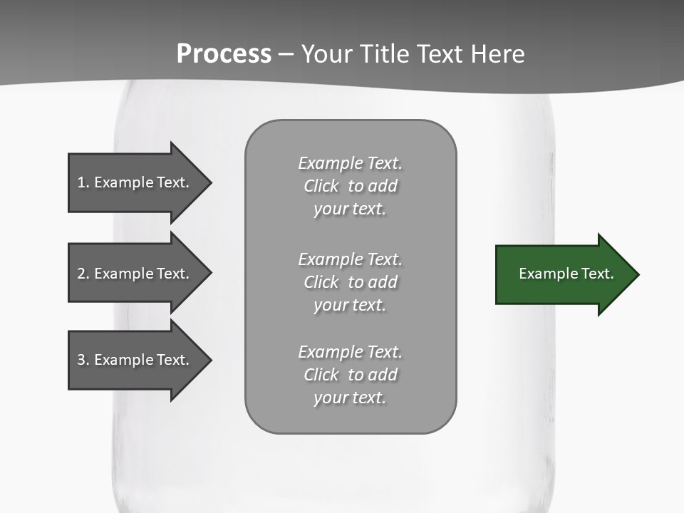 Studio Shot Circle White Background PowerPoint Template
