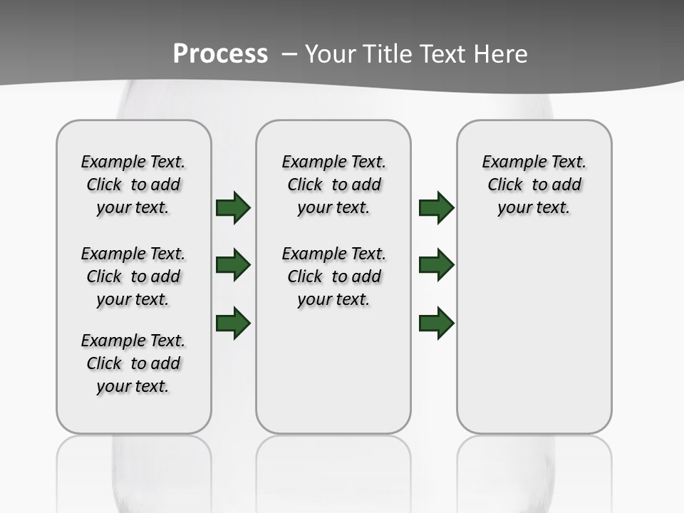 Studio Shot Circle White Background PowerPoint Template