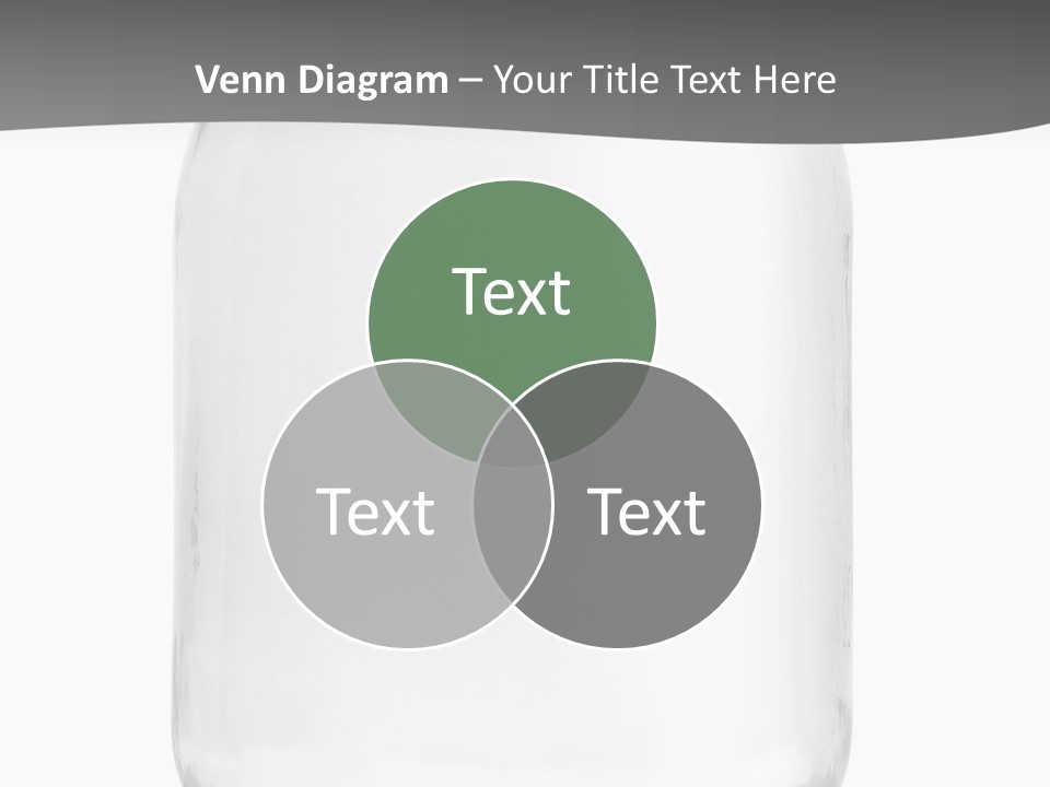 Studio Shot Circle White Background PowerPoint Template