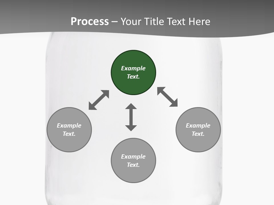 Studio Shot Circle White Background PowerPoint Template