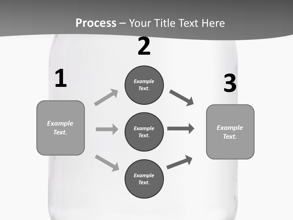 Studio Shot Circle White Background PowerPoint Template