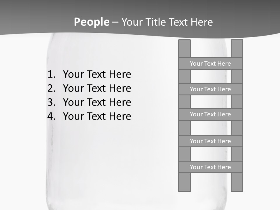 Studio Shot Circle White Background PowerPoint Template