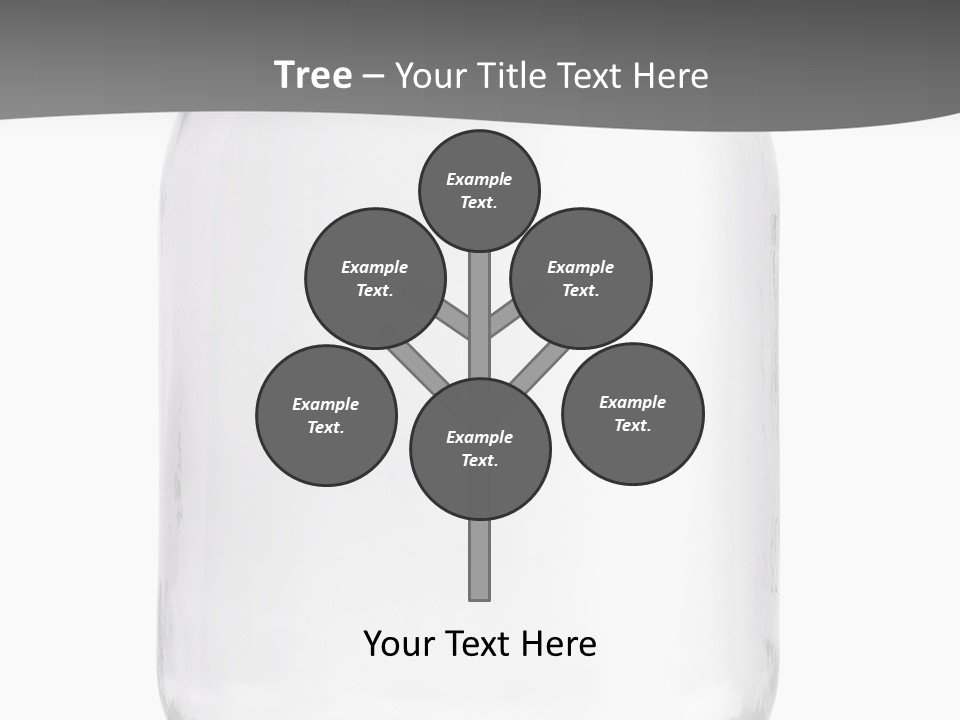 Studio Shot Circle White Background PowerPoint Template