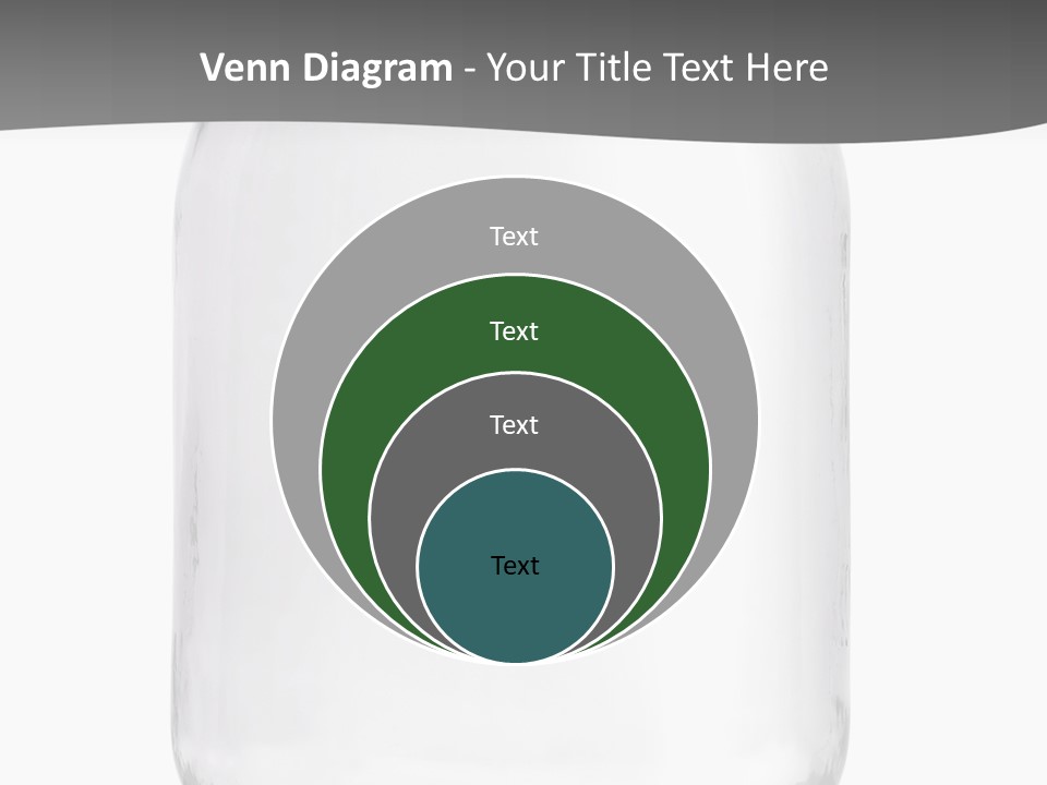 Studio Shot Circle White Background PowerPoint Template