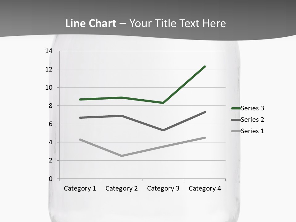 Studio Shot Circle White Background PowerPoint Template