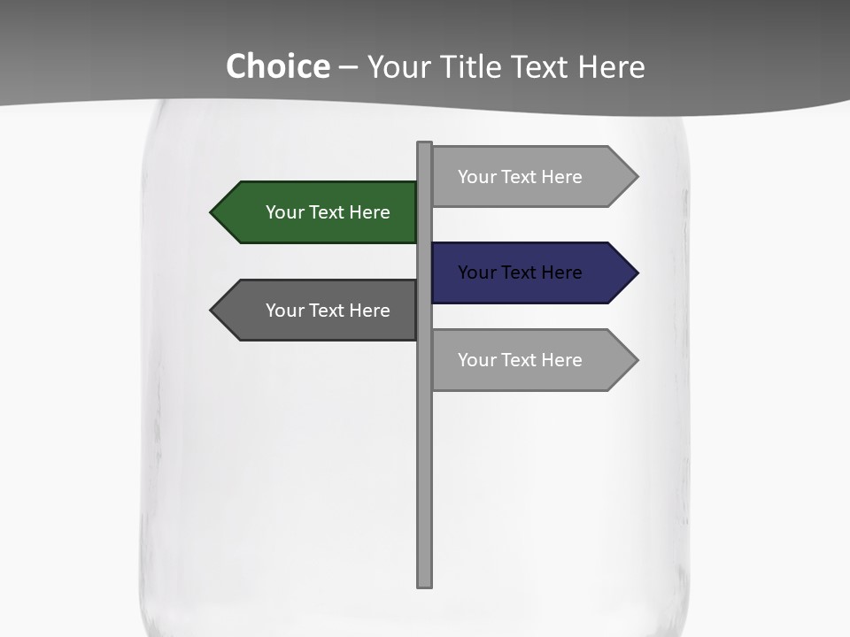 Studio Shot Circle White Background PowerPoint Template