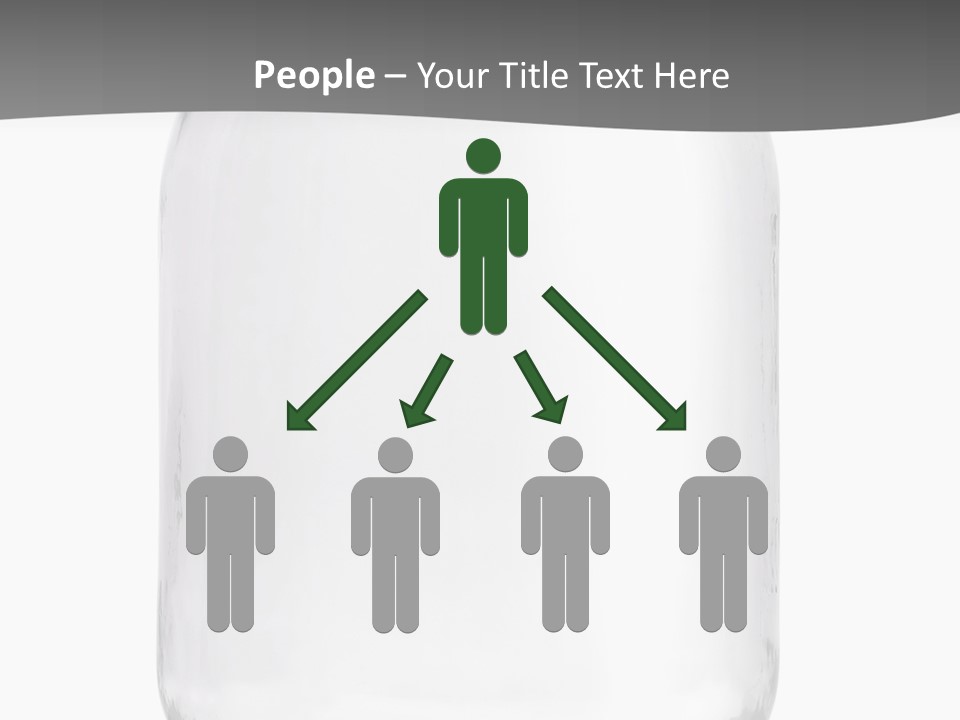 Studio Shot Circle White Background PowerPoint Template