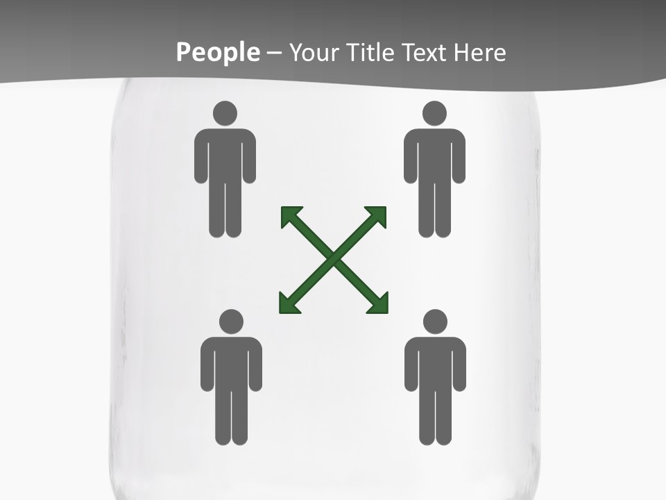 Studio Shot Circle White Background PowerPoint Template