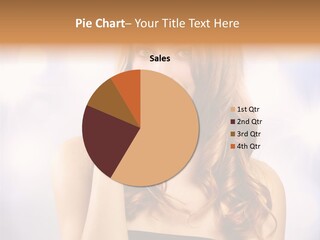 Blond Shiny Woman PowerPoint Template