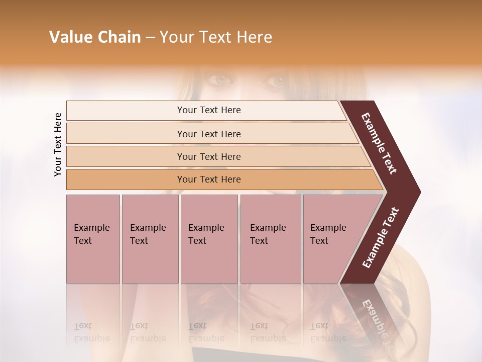 Blond Shiny Woman PowerPoint Template