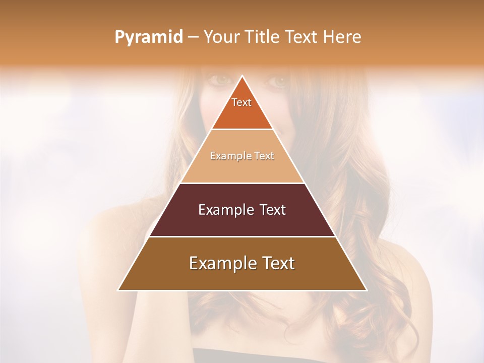 Blond Shiny Woman PowerPoint Template