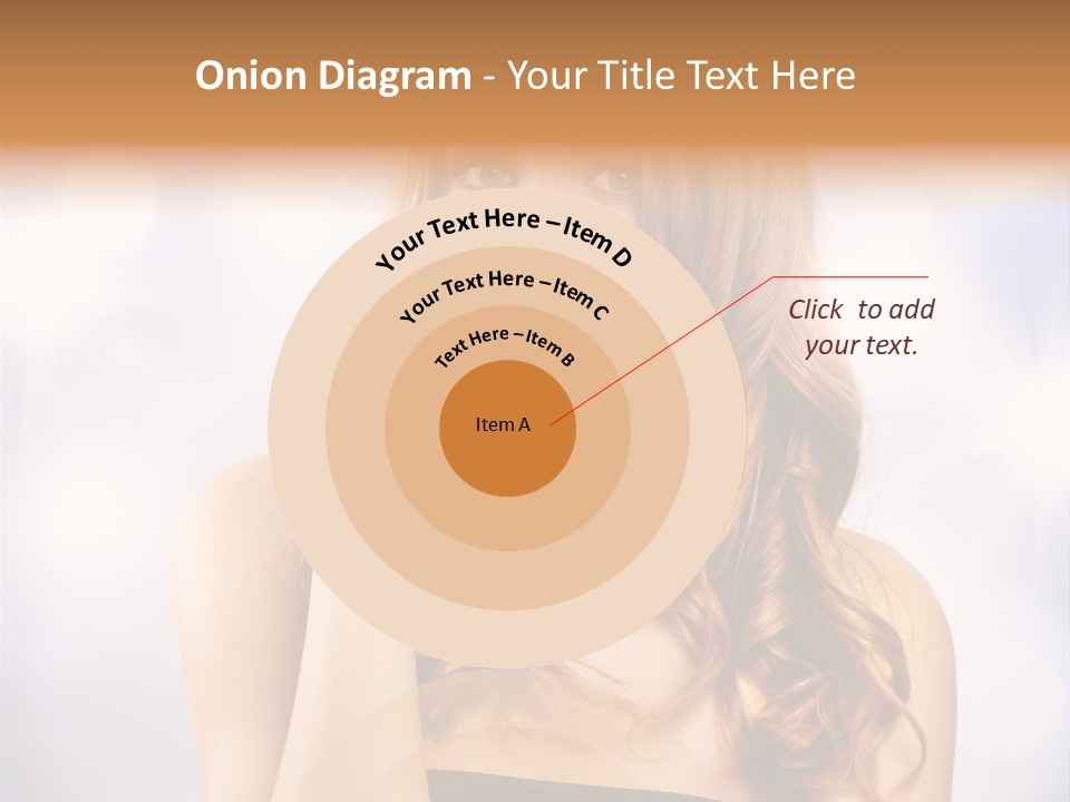 Blond Shiny Woman PowerPoint Template