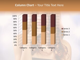 Blond Shiny Woman PowerPoint Template