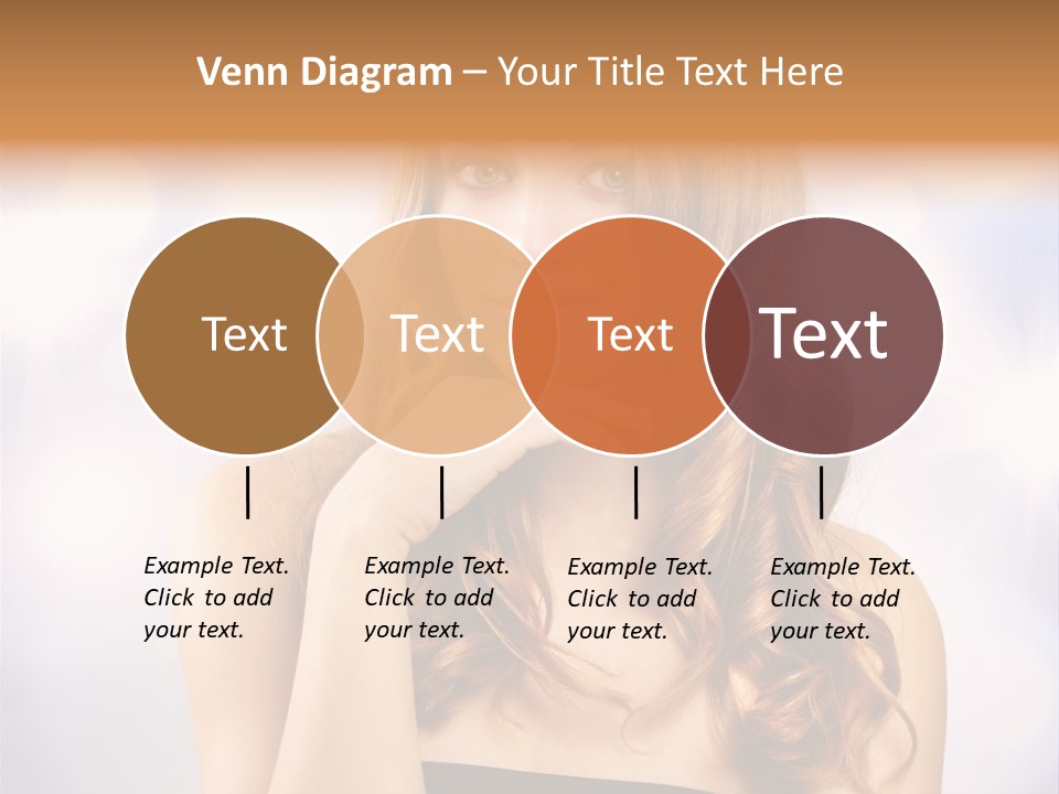 Blond Shiny Woman PowerPoint Template