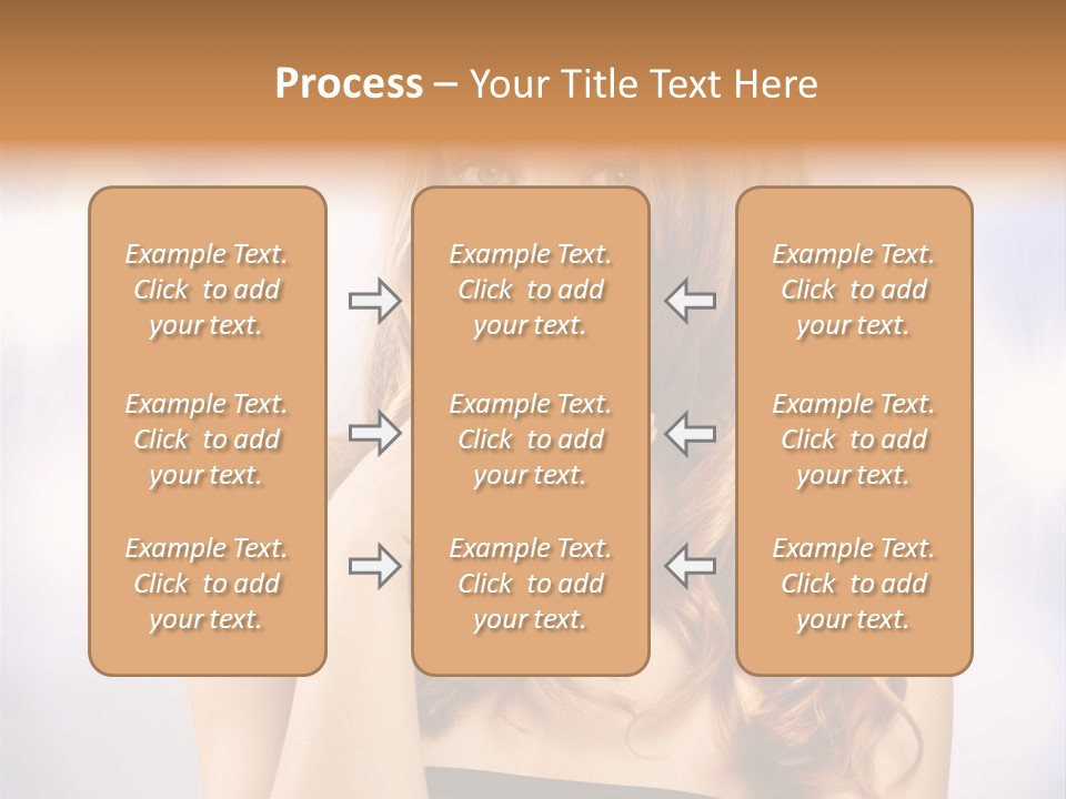 Blond Shiny Woman PowerPoint Template