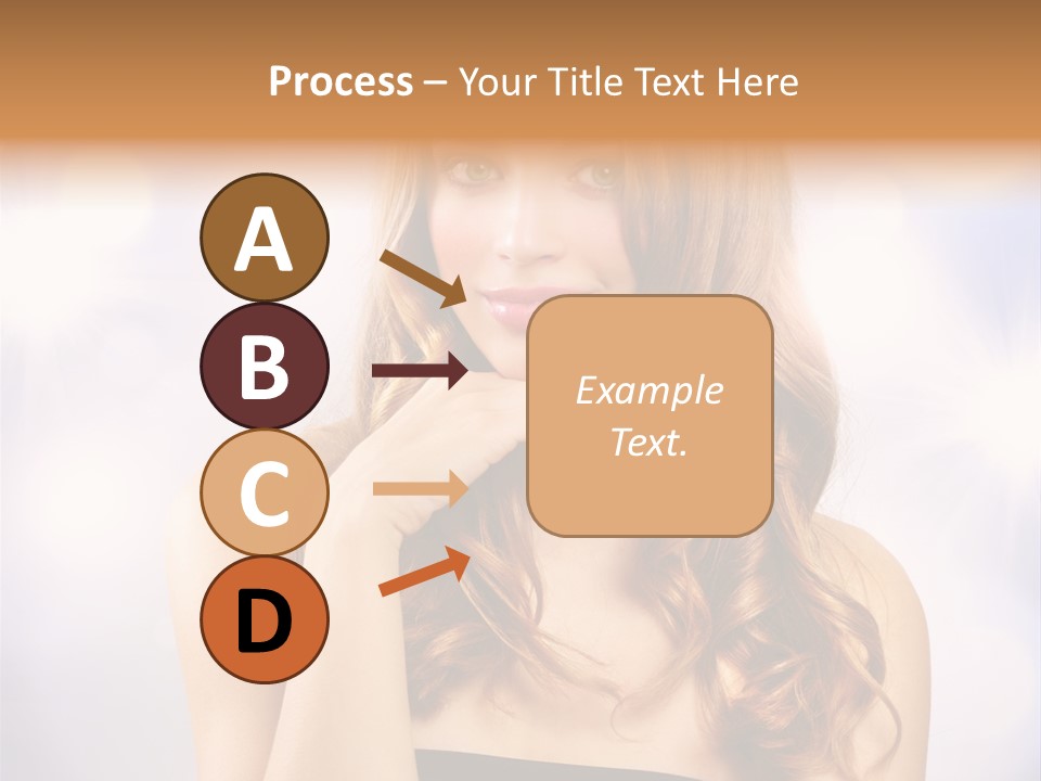 Blond Shiny Woman PowerPoint Template