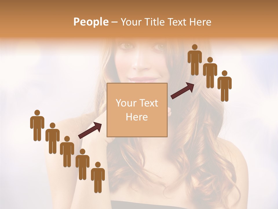 Blond Shiny Woman PowerPoint Template