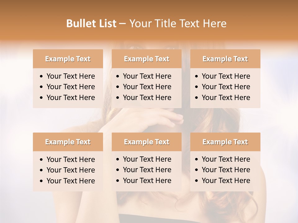 Adult Glamour Green Eye PowerPoint Template