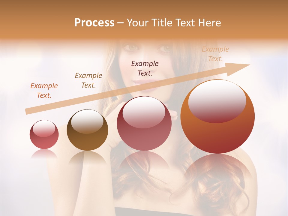 Adult Glamour Green Eye PowerPoint Template