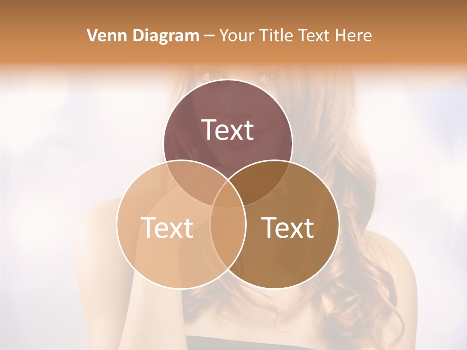 Adult Glamour Green Eye PowerPoint Template