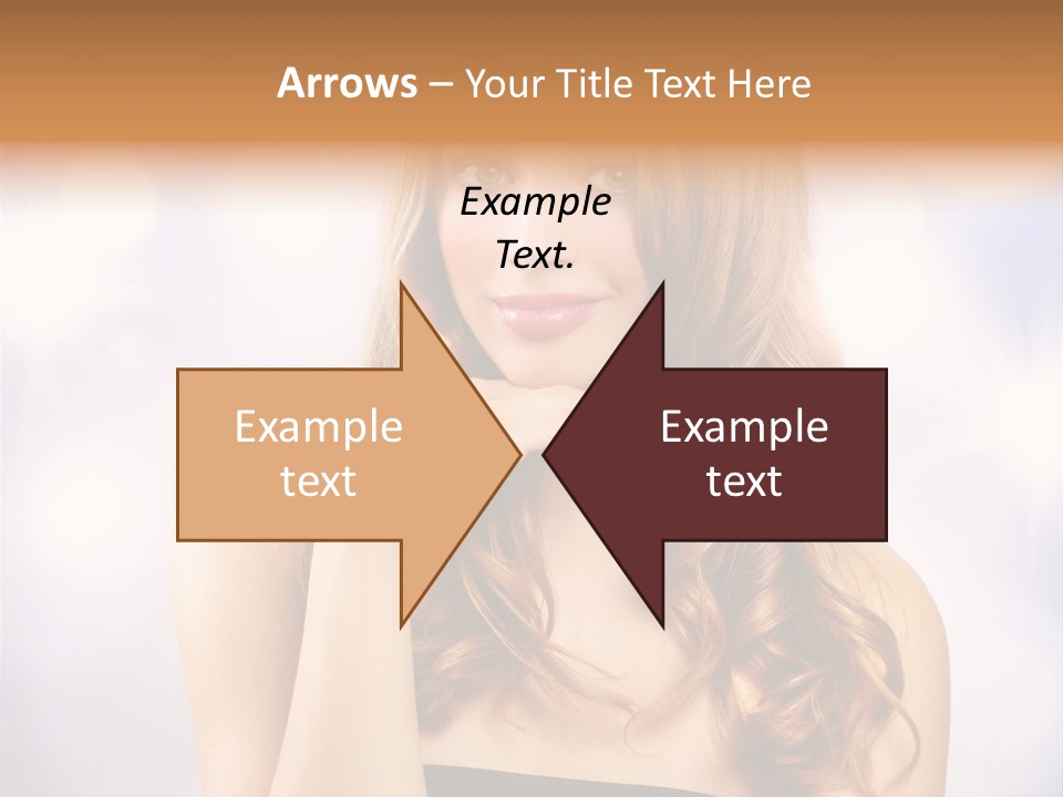 Adult Glamour Green Eye PowerPoint Template