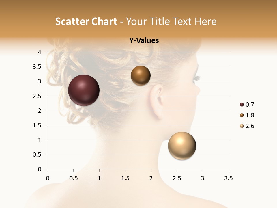 Hair Model White PowerPoint Template