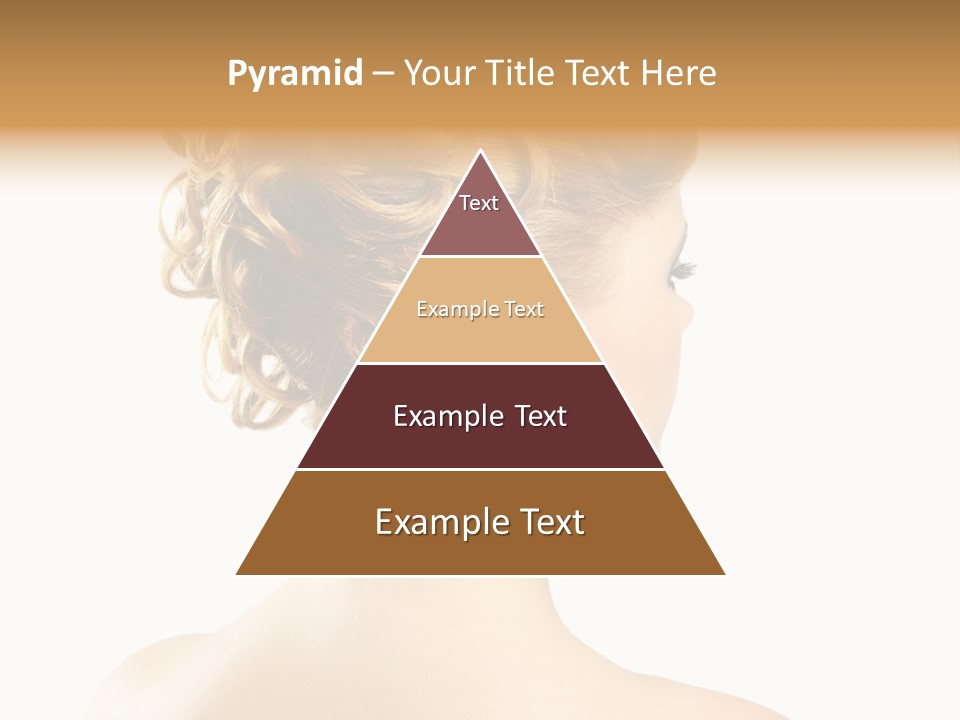 Hair Model White PowerPoint Template