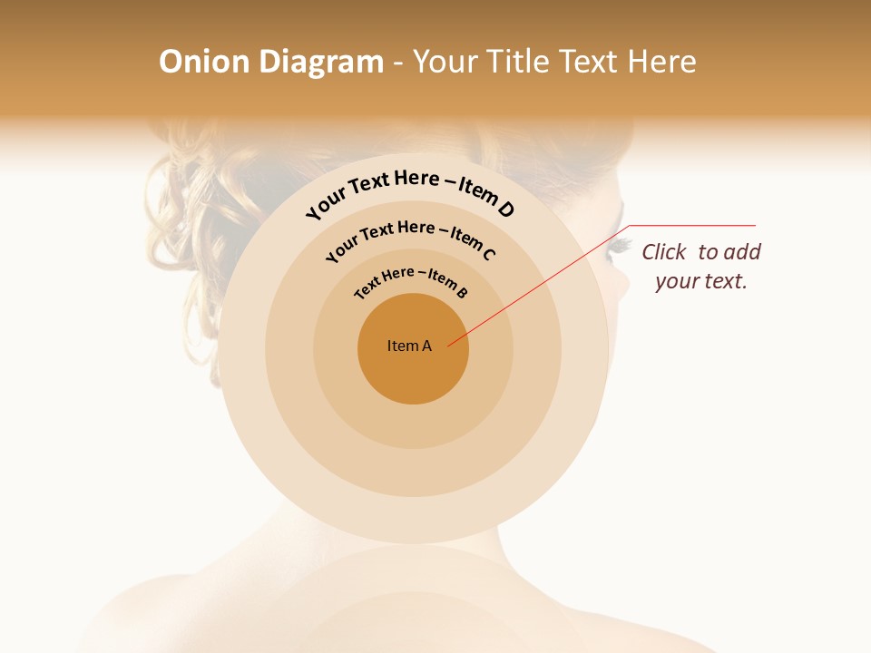 Hair Model White PowerPoint Template