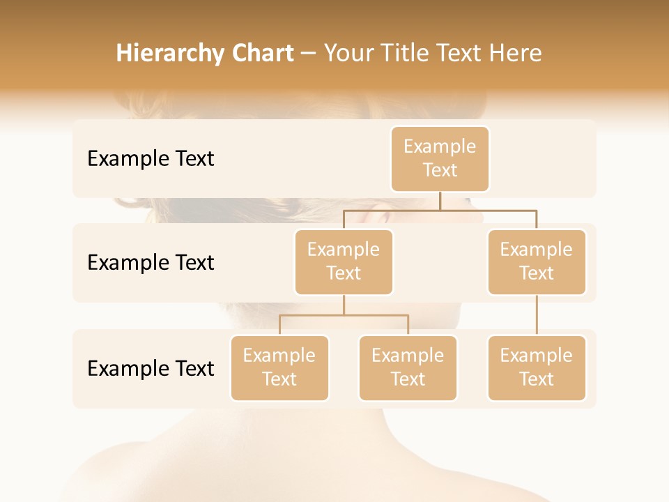 Hair Model White PowerPoint Template