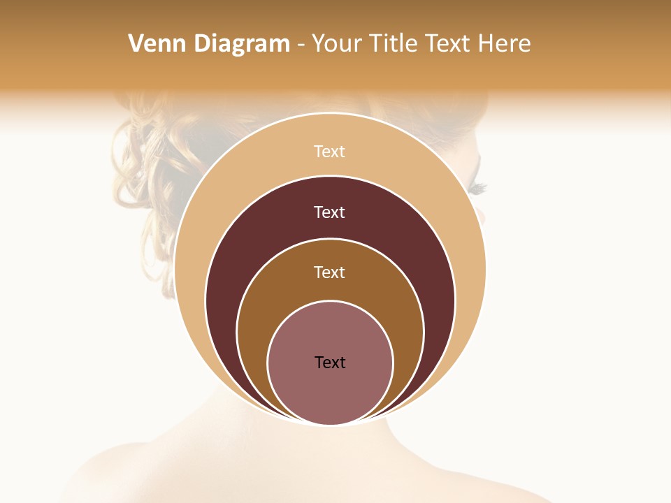 Hair Model White PowerPoint Template