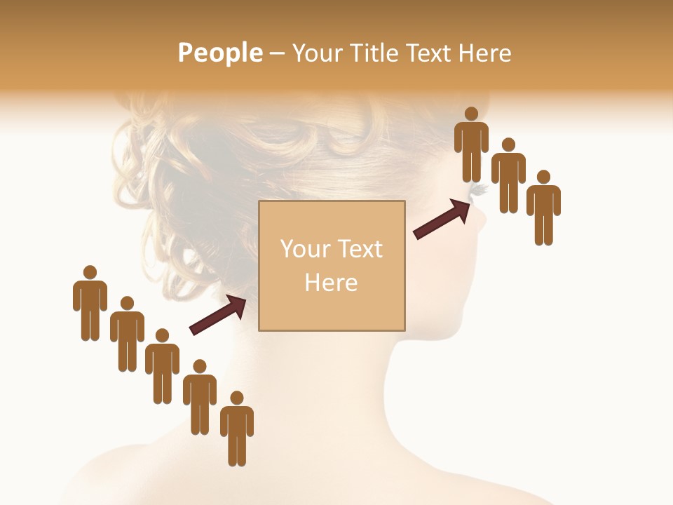 Hair Model White PowerPoint Template