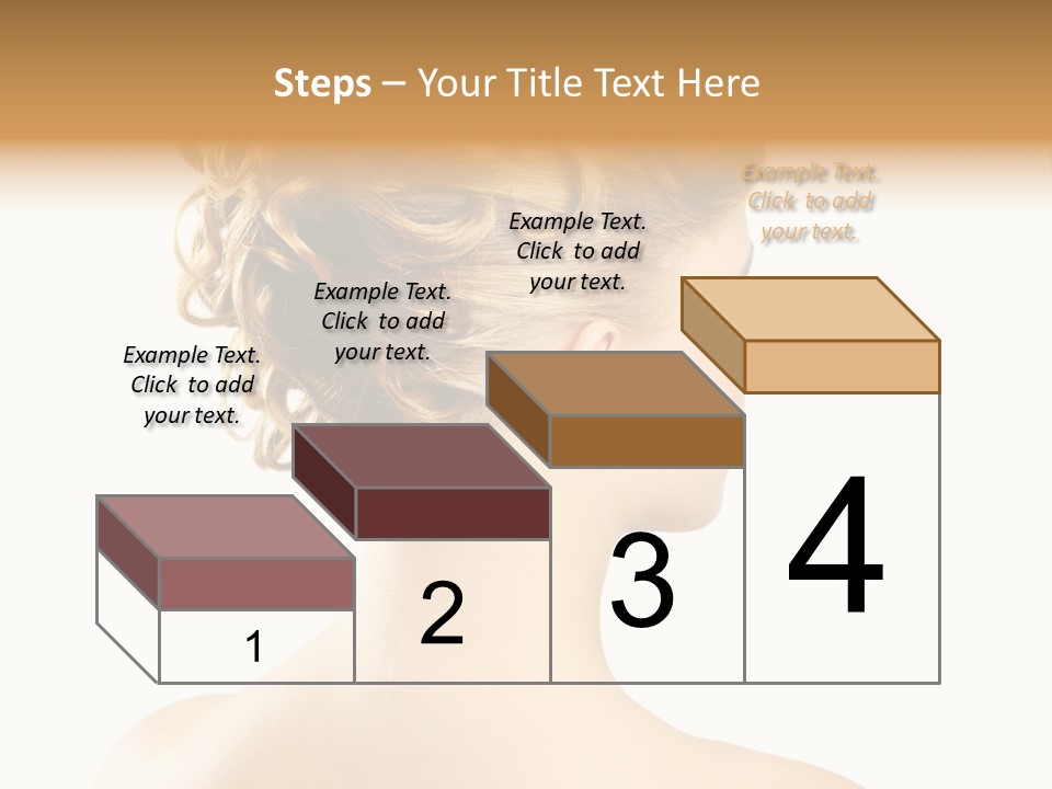 Hair Model White PowerPoint Template