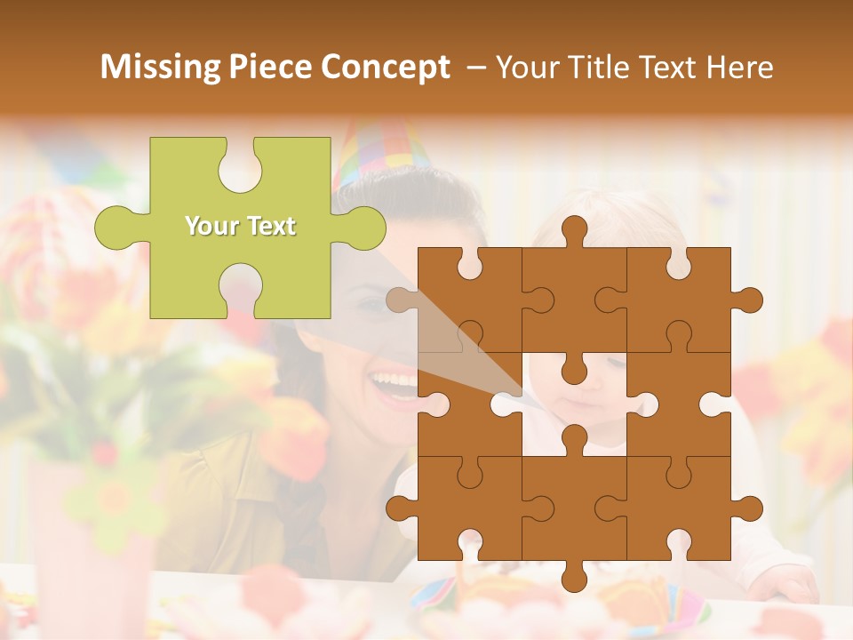 Mother Woman Eat PowerPoint Template