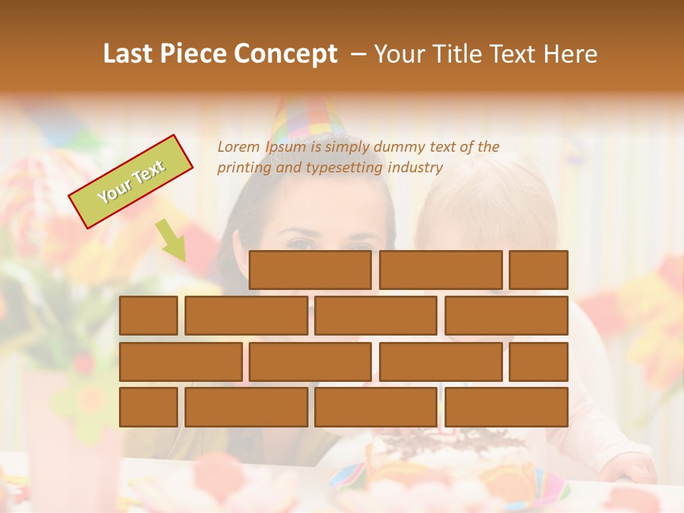 Mother Woman Eat PowerPoint Template