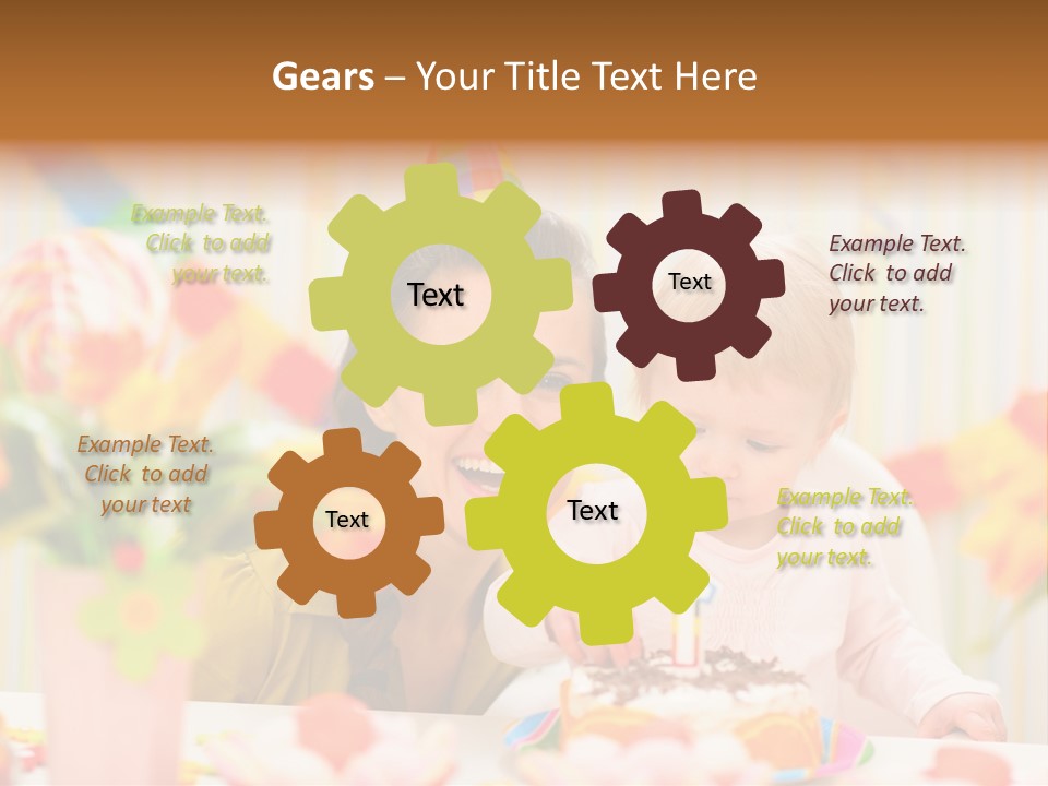 Mother Woman Eat PowerPoint Template