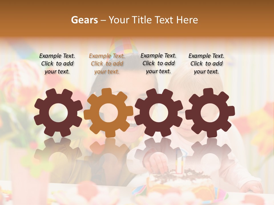 Mother Woman Eat PowerPoint Template